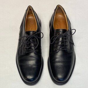 Bostonian 8.5 Strada Black Lace-Up Italian Leather Oxford Dress Shoes #24710
